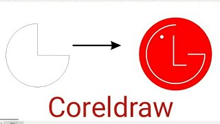 Make a LG logo in corel draw /// LG logo banaye corel draw ma