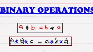 Binary Operations Explained | Step-by-Step Math Tutorial