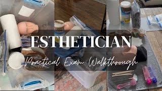 Esthetician State Board Practical Exam - Walkthrough 2025 North Carolina