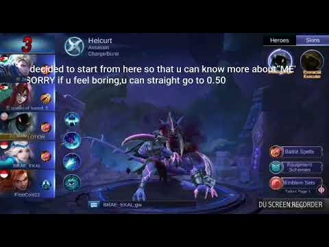 Gameplay of Helcurt in Mobile Legend