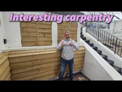 Ultimate carpentry. Exterior metre cupboard refurbished. Including new doors and a paint job.