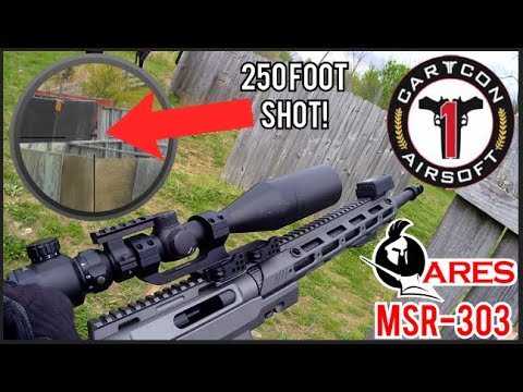 Ares MSR-303 scope cam gameplay. CartCon1 Airsoft