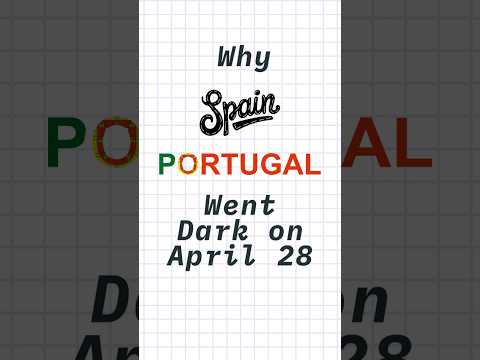 Massive Blackout in Spain & Portugal: What Really Happened? #ytshorts