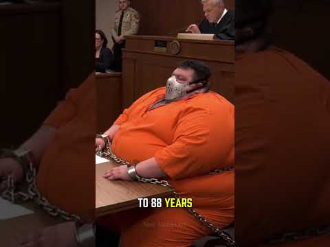 600-Pound Masked Inmate SLAMS Table After 88 Years — Chaos Erupts! #court #crime #police