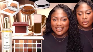 grwm using - Natasha Denona, Glossier & Fenty Beauty - demo & review