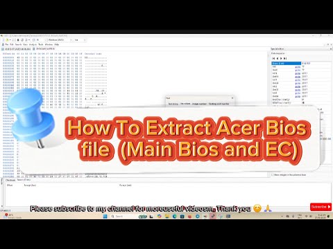 COMPLETE GUIDE ON HOW TO EDIT AND EXTRACT ACER BIOS FROM MANUFACTURE'S WEBSIT(#acer #acerlaptop)2025