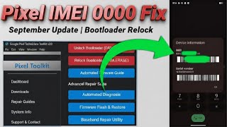  Google Pixel 6 / 6a / 6 Pro | IMEI Repair After Update Android 16 Fix IMEI 0000  with Free Tool