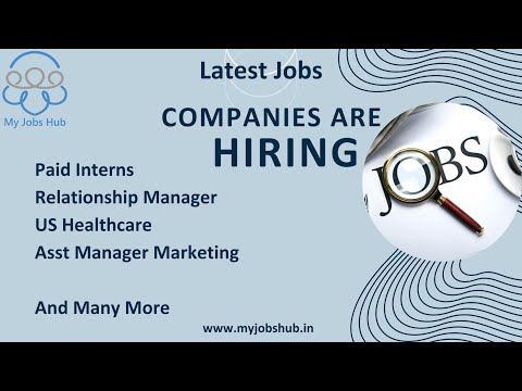 Today's Hot Jobs from My Jobs Hub | Be The First To Apply