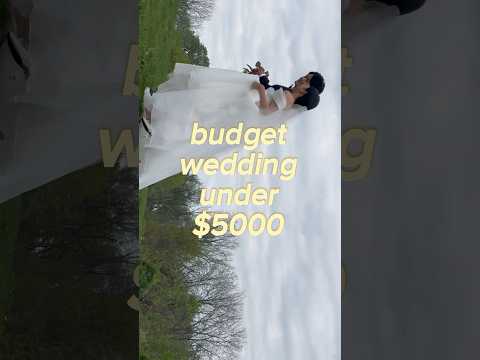 budget wedding under 5K #wedding #weddingdress