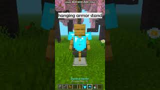 MINECRAFT HANGING ARMOR😲!! #minecraft #minecraftbuilding #tutorial #mcpe
