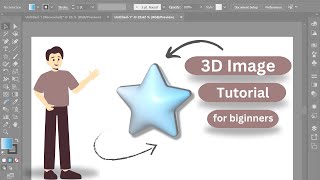 3d image design tutorial|3d logo design in illustator|3d graphic design for biginner|3d graphics