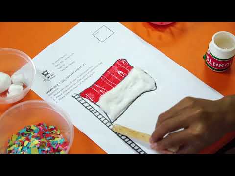 Indonesian Flag | Art and Craft | Kindergarten Online Tutorial