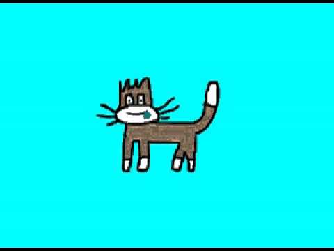 simon the cat with a blue tounge