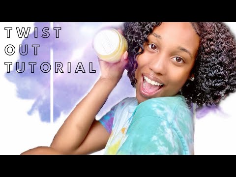 TWIST OUT HAIR TUTORIAL | USING K.NATURAL'S CURL DEFINING HAIR BUTTER