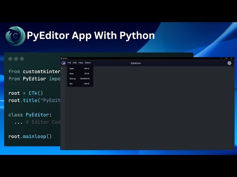 PyEditor App With Python