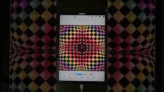 New Checkerboard Pattern Art #procreate #shorts #fyp #quick