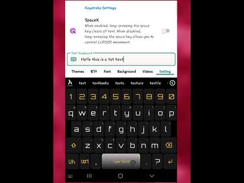 Cursor control on long pressing the space key . Type ግዕዝ Keyboard