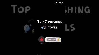 Top 7 phishing tools #apphacking #apps #tools #hacking