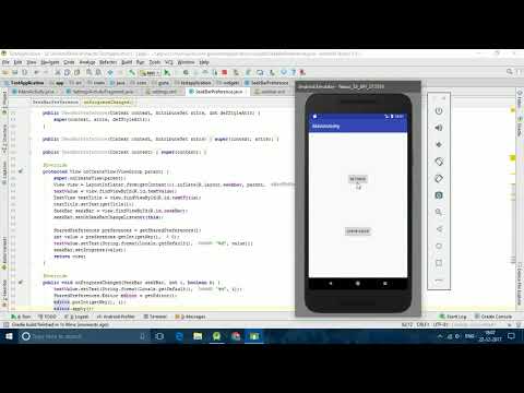 SeekBarPreference example in Android