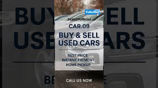 "Welcome to CAR.09 - Your Trusted Used Car Dealer from Bhilai."TrustedDealer #CAR09 #UsedCarDealer