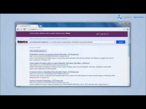 Ontorion - Semantic Knowledge Management Framework