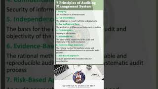 Principles of Auditing management system #auditing #accountancy #auditingstandards