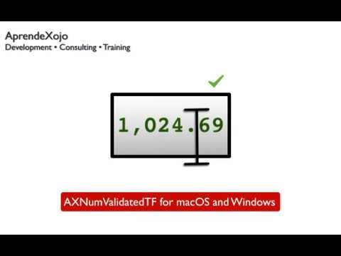 AXNumValidatedTF for Xojo