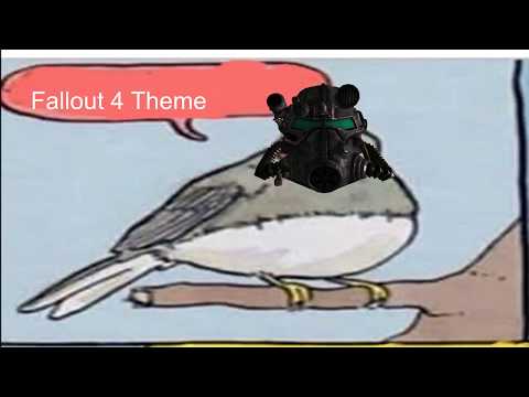 Just a fallout 4 bird singing
