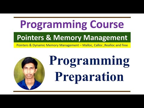 C Programming Course - Pointers | Dynamic Memory Management | Malloc | Calloc | Realloc | Free