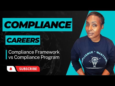 Compliance Framework v Compliance Program