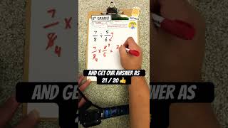 Have you EVER LEARNED THIS WAY of Dividing Fractions?!?! 😳 #fraction #mathchallenge #elementarymath