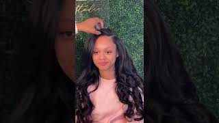 Natural Black Natural Wave Bundle Weft Hair Extensions