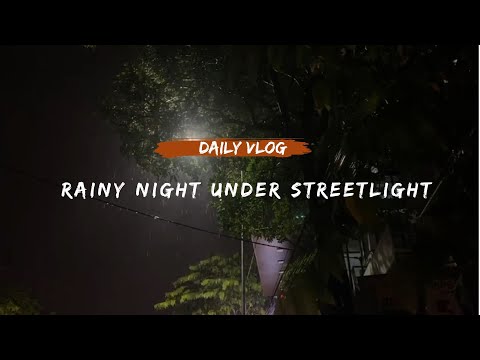 Relax with Night Rain | Ambience for Study & Sleep