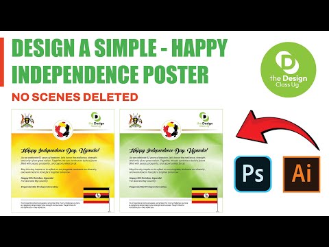 Design an Amazing Happy Independence Day Poster from Scratch | No scenes Deleted | 2024