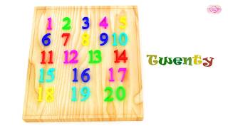 Learn 1 To 20 Numbers For Kids |