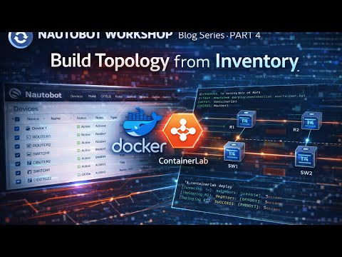 Build a ContainerLab Topology with Nautobot Inventory | Network Automation Tutorial (Part 4)