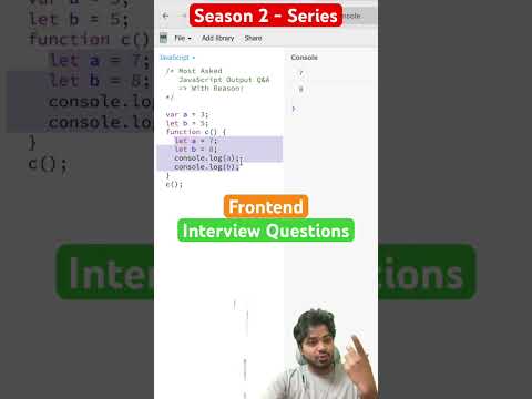 (Q-39) Most Asked JavaScript interview questions #javascript #interview #servicenow #react
