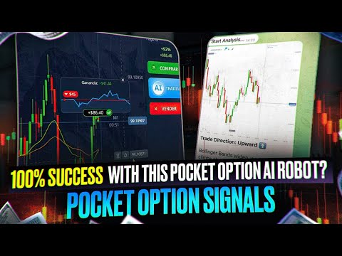 POCKET OPTION AI ROBOT | 100% WIN RATE | $303 PROFIT LIVE | BINARY OPTIONS BOT