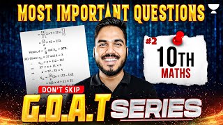Class 10 Maths 2026 | Maths Most Important Questions | Abhinay Sir