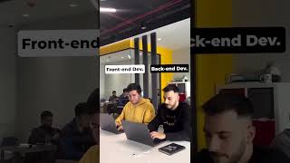 front end developer vs backend developer  #developer #frontenddeveloper #backenddeveloper #backend