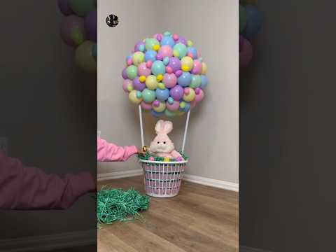 Creative Balloons setup for baby shower || Baby birthday centerpiece decor