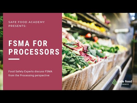 FSMA for Processors