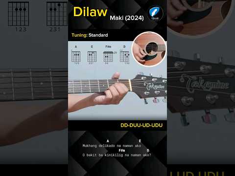 Dilaw - Maki | Easy Guitar Tutorial Chords with Lyrics 💛