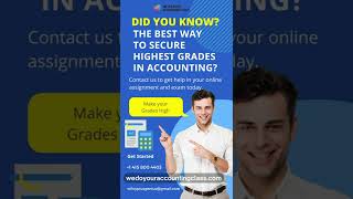 If you are struggling with online accounting classes i can offer some help ! #shorts #onlineclass