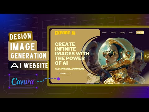 How to Design a Website Homepage with Canva   Easy UIUX Tutorial for Beginners