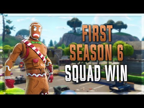 First Season 6 Squad Win (Fortnite Battle Royale)