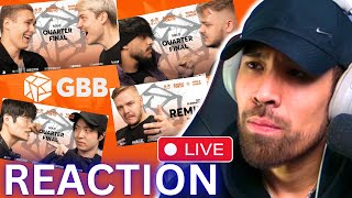 GBB 2024 REACTIONS Live with AR - Remix, Abo Ice, Wing, Kaji, Helium BATTLES and ELIMINATIONS
