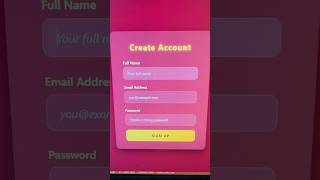 Nice html form#coding #htmlform #programming #webdesign #tseries #tseries #webform #trending