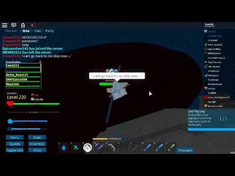 Roblox Arcane Adventures - Alpha White Eyes eating my ship
