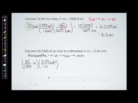 Unit conversion - metric system (½)